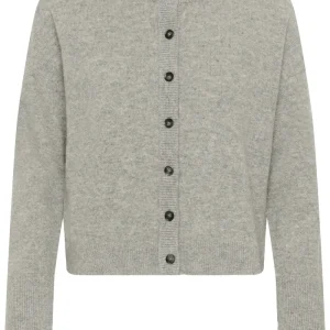 My Essential Wardrobe - Cardigan - Grå - THE KNIT CARDIGAN