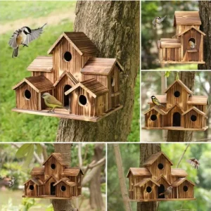 BirdHouseMax™ | Rumligt hængende fuglehus i holdbart materiale
