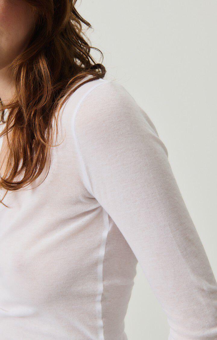 American Vintage - Langærmet t-shirt - Blanc White - Massachuetts - Billede 6